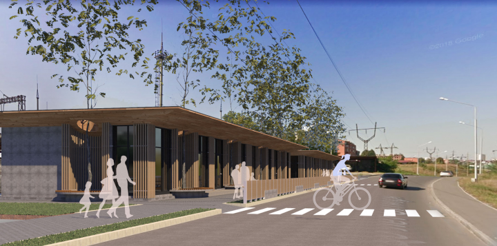 Торговый павильон на ул. Кесаева