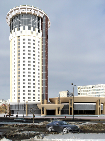 Проект реконструкции 25-этажной гостиницы Яр-Чаллы