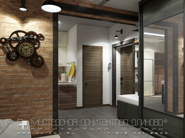 Интерьер квартиры в стиле лофт