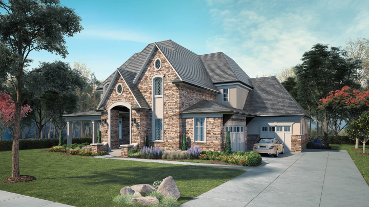 CHICAGO HOUSE EXTERIOR RENDERINGS