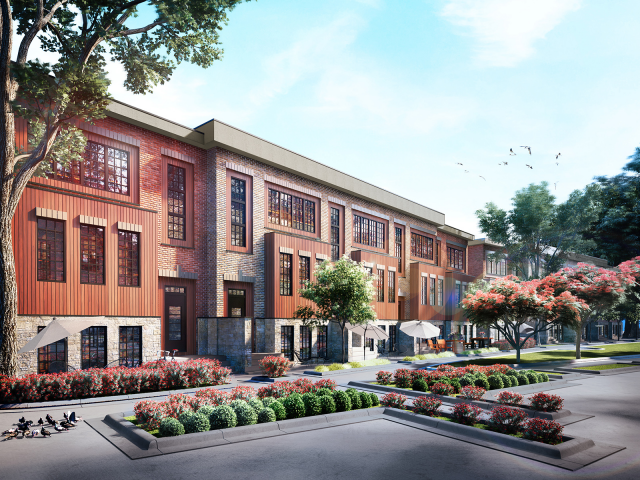 USA. RESIDENTIAL BUILDING RENDERING