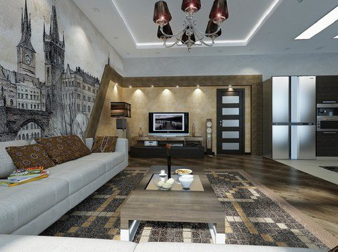 дизайн интерьера /фреска