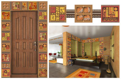 дизайн интерьера /фреска