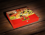 Макет коробки для пиццы "Папа Тони"