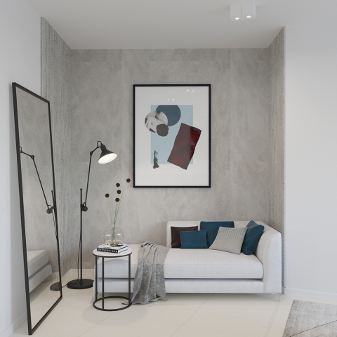 Интерьер спальни в светлых тонах