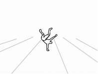 Rotoscope Breakdance Animation