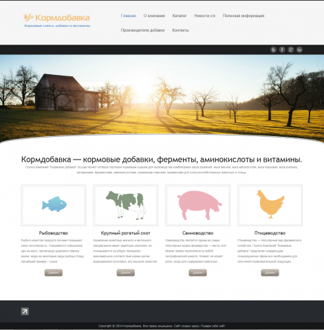 Сайт-визитка компании