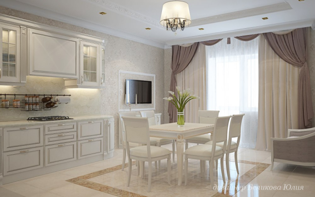 Кухня в классике