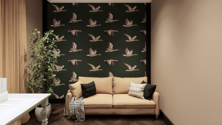 Кабинет с гусями