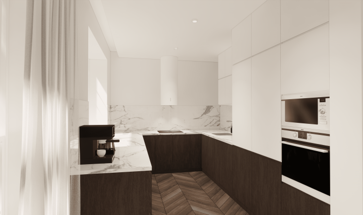 Кухня в стиле минимализм