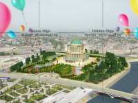 эскизная подача ладндшафта парка