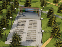 Эскиз ландшафта парка3