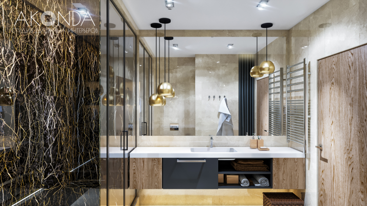 квартира дл холостяка. ванная комната