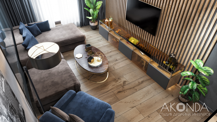 квартира дл холостяка. гостиная