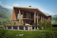 Визуализация дома в Черногории (Digital Bakery)