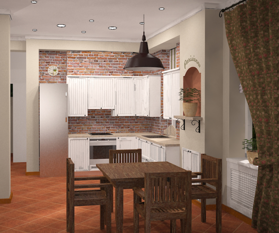 дача в кантри стиле