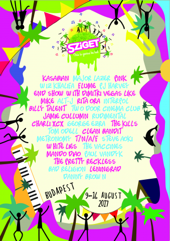 Постер для фестиваля Sziget (Будапешт)