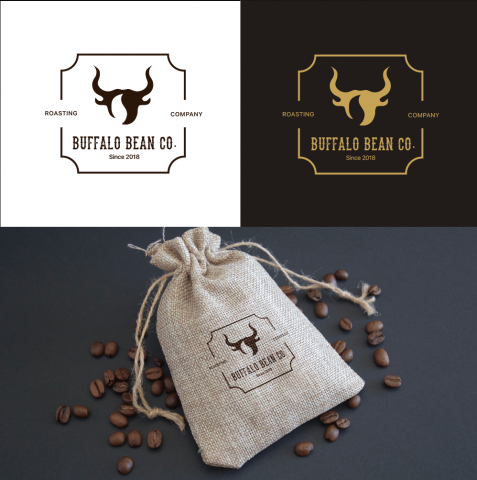Логотип для кофейной компании Buffalo Bean Co.