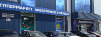 Оформление витрин для магазина АкваИнтерио
