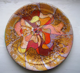 роспись тарелки