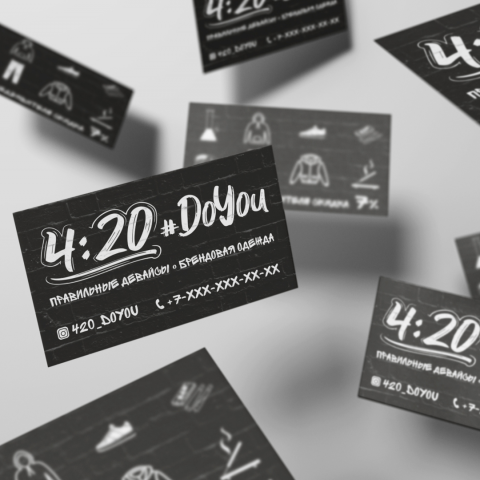 Визитки "4:20"