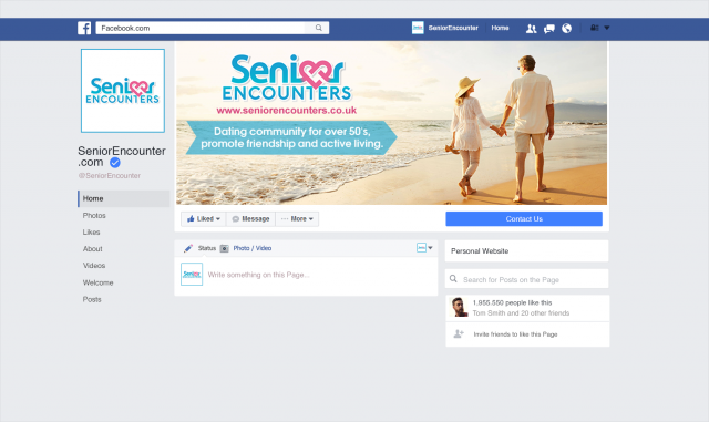 Facebook заставка (сайт знакомств)