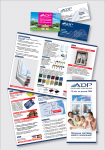 Оконая компания ADP, буклет, визитки