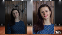 Portret retouching.