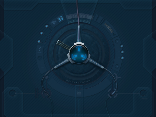 Обои на рабочий стол Destinyzator Blue (2005)