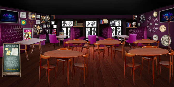 Дизайн интерьера для караоке-клуба в Фотошопе