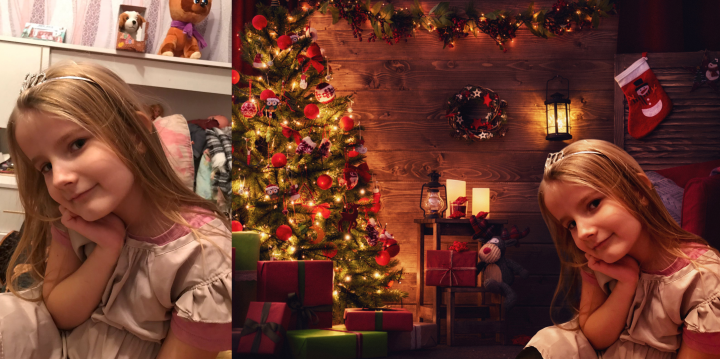 Замена фона