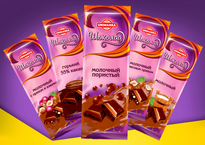 Линейка на упаковку шоколада для ФЗС