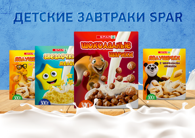 Работа по бренд-буку Spar