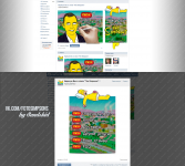 Дизайн сообщества vk.com/fotosimpsons