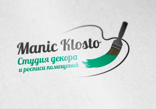Разработка логотипа для студии декора и росписи помещений.