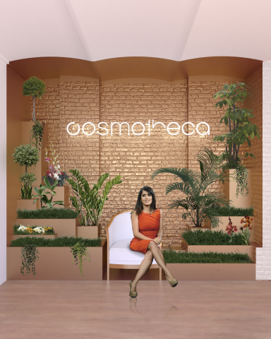 Селфи стена для cosmotheca