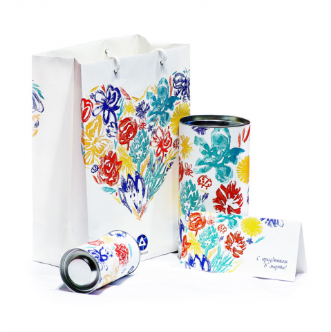 Дизайн корпоративных сувениров к 8 марта для Госкорпорации «Роса