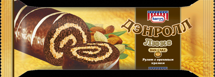 Упаковка для кексов «Дэнролл» компании "Harrys"