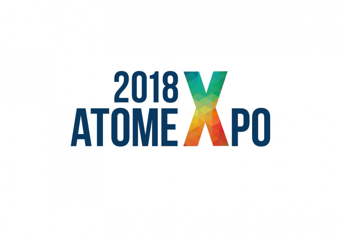 Логотип для выставки «АтомЭкспо 2018»