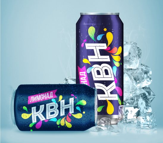 Лимонад под брендом КВН