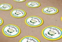 Наклейка на комплекты для компании "ТексДизайн"