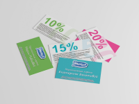 Персональные скидочные карты для компании "Умница"