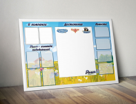 Стенд для производителей молочное продукции