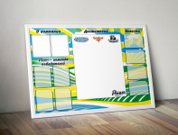 Еще один вариант стенда для производителей молочной продукции