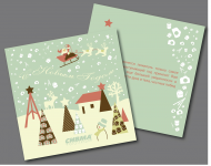 корпоративная открытка к новому году