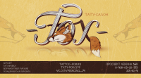Визитка FOX Tattoo