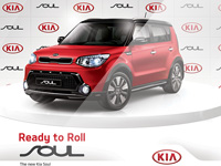 РОР-UP стенд KIA SOUL