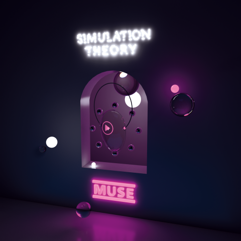 Концепт обложки альбома Muse Simulation Theory