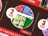 Дизайн Landing-page страницы жилого комплекса "Вознесенский"