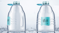 Формообразование и этикетка для ледниковой воды
